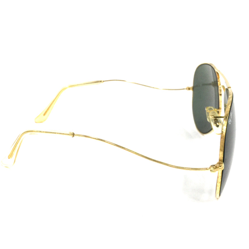 レイバン サングラス 62□14 グラデなし 度なし フレーム ゴールドカラー ファッション小物 Ray-Ban QR054-20_画像3