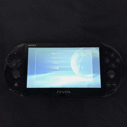 SONY PCH-2000 PS VITA 本体 Wi-Fi ブラック マインクラフト 含む ソフト セット QR054-297_画像2