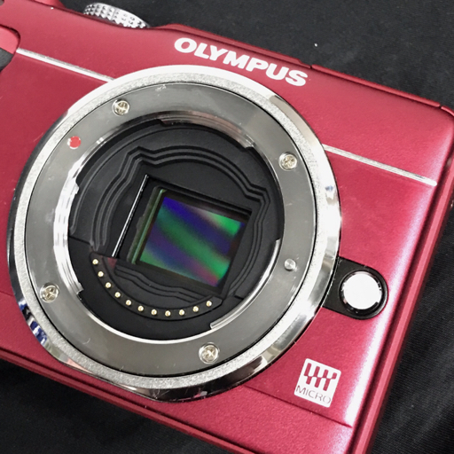 1円 OLYMPUS E-PL1S M.ZUIKO DIGITAL 14-42mm 1:3.5-5.6 40-150mm 1:4-5.6 ミラーレス一眼レフ カメラ Ｃ281731_画像9