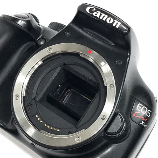 1円 Canon EOS Kiss X50 EF-S 18-55mm 1:3.5-5.6 IS II デジタル一眼レフ デジタルカメラ Ｃ281923_画像9