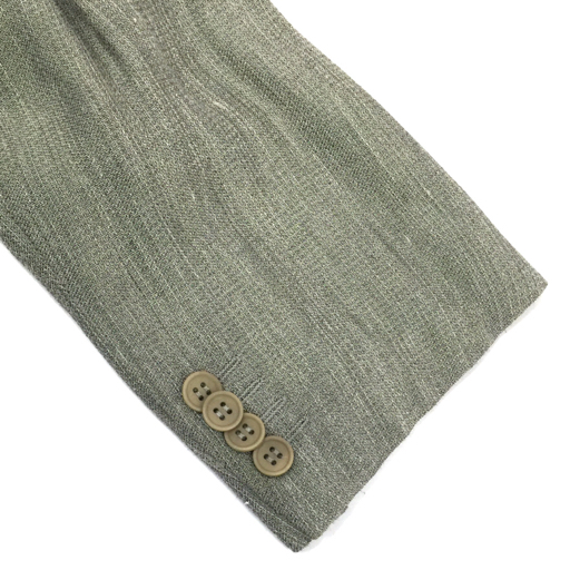 joru geo Armani искусственный шелк linen. костюм выставить размер 44 мужской серый GIORGIO ARMANI