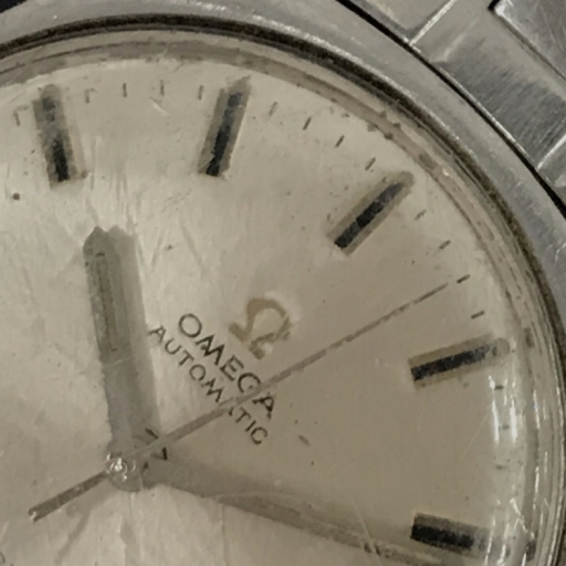 オメガ ジュネーブ デイト 自動巻 オートマチック 腕時計 メンズ シルバーカラー文字盤 ジャンク品 不動品 OMEGA_画像2