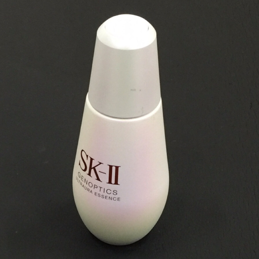 エスケーツー SK-II ジェノプティクス ウルトオーラ エッセンス 薬用美白美容液AE 75ml 保存箱付き 現状品_画像1