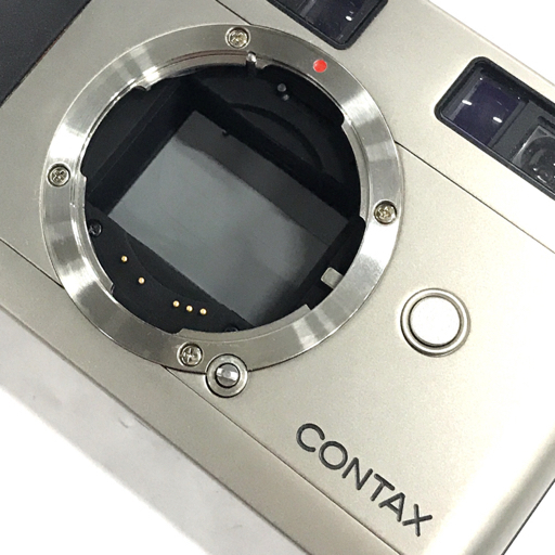 1円 CONTAX G1 レンジファインダー フィルムカメラ ボディ 光学機器 付属品あり_画像8