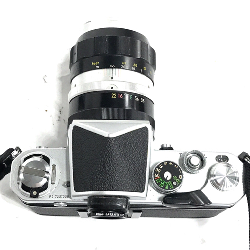 1円 Nikon F2 アイレベル NIKKOR-Q Auto 1:3.5 135mm 一眼レフ マニュアルフォーカス フィルムカメラ 光学機器_画像6