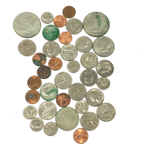 1円 アメリカ リバティコイン 1ドル / 25セント 等 古銭 総重量約203g まとめ セット A11790_画像1