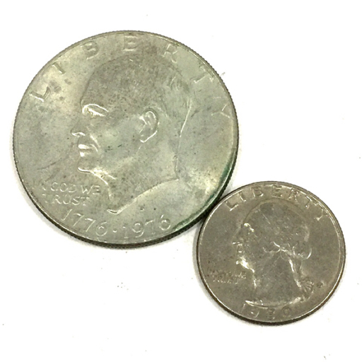 1円 アメリカ リバティコイン 1ドル / 25セント 等 古銭 総重量約203g まとめ セット A11790_画像6