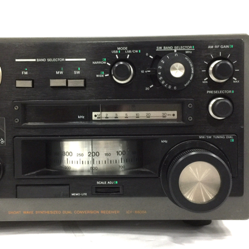1円 SONY ソニー ICF-6800A FM/AM MULTI BAND RECEIVER オーディオ機器 通電確認済_画像3