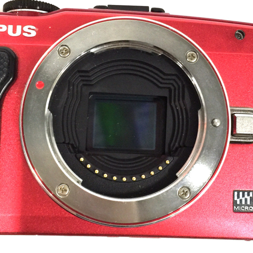 1円 OLYMPUS PEN Lite E-PL6 DIGITAL 14-42mm 1:3.5-5.6 II R MSC ミラーレス一眼 デジタルカメラ L191112_画像2