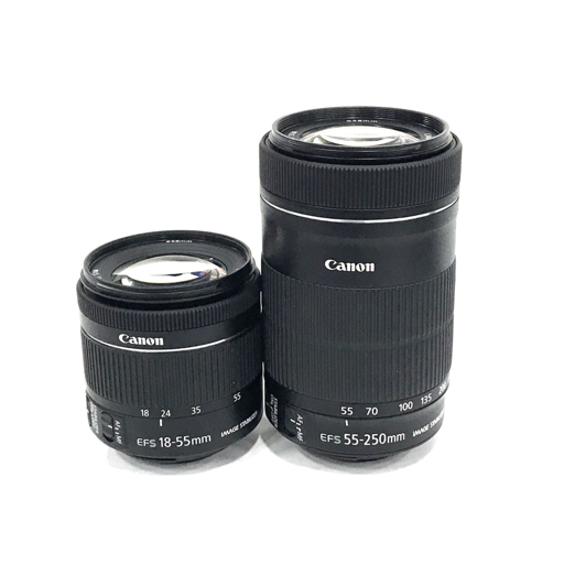 1円 CANON EOS Kiss X10 EF-S 18-55mm 1:4-5.6 IS STM 55-250mm 1:4-5.6 IS STM デジタル一眼レフ デジタルカメラ_画像7