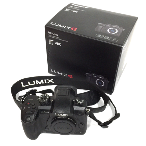 Panasonic LUMIX DC-GH5 ミラーレス一眼 デジタルカメラ ボディ 本体 QD054-26_画像1