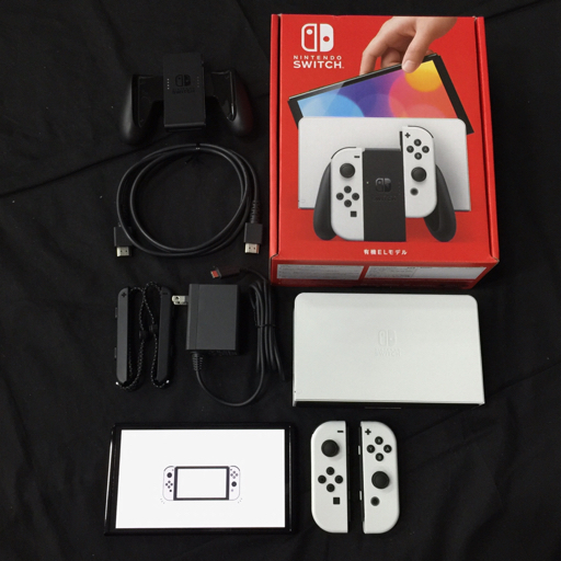 1円 Nintendo Switch HEG-001 ニンテンドースイッチ 有機ELモデル ホワイト 動作確認済