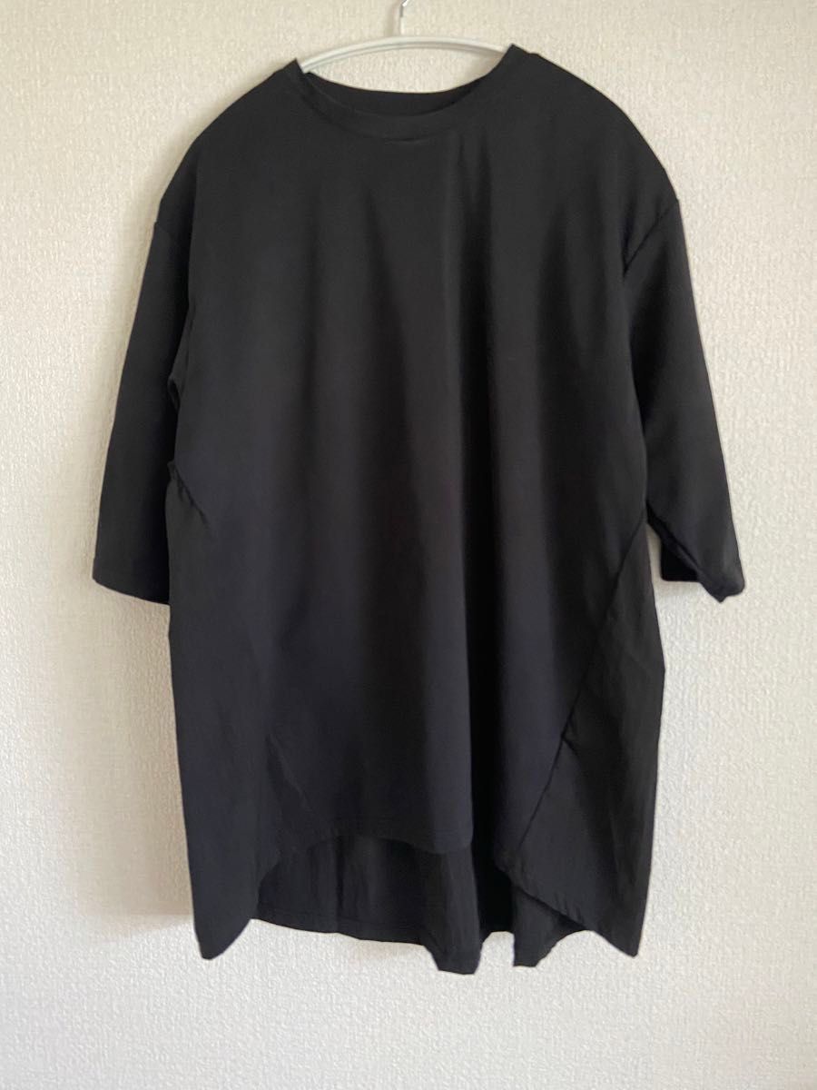 ESCADA ★ キュプラ ラウンドネック ルーズフィット トップス SHEIN FRIFUL 女性用サマーソリッドカラー ラウンドネック