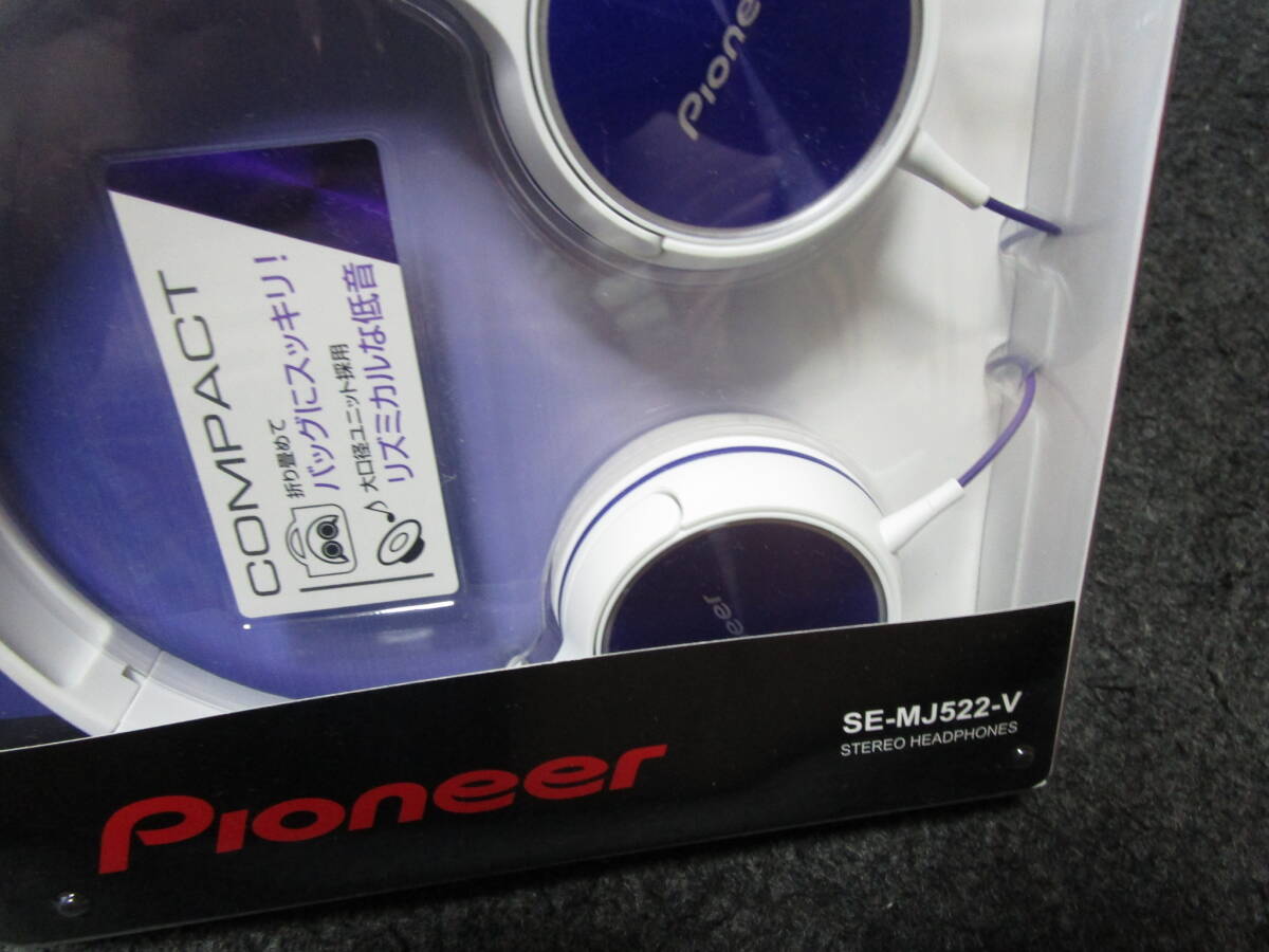  новый товар SE-MJ522-V лиловый цвет фиолетовый цвет Pioneer наушники мощность звук давление 105dB максимальный входная мощность 1000mW 105 Decibel PIONEER