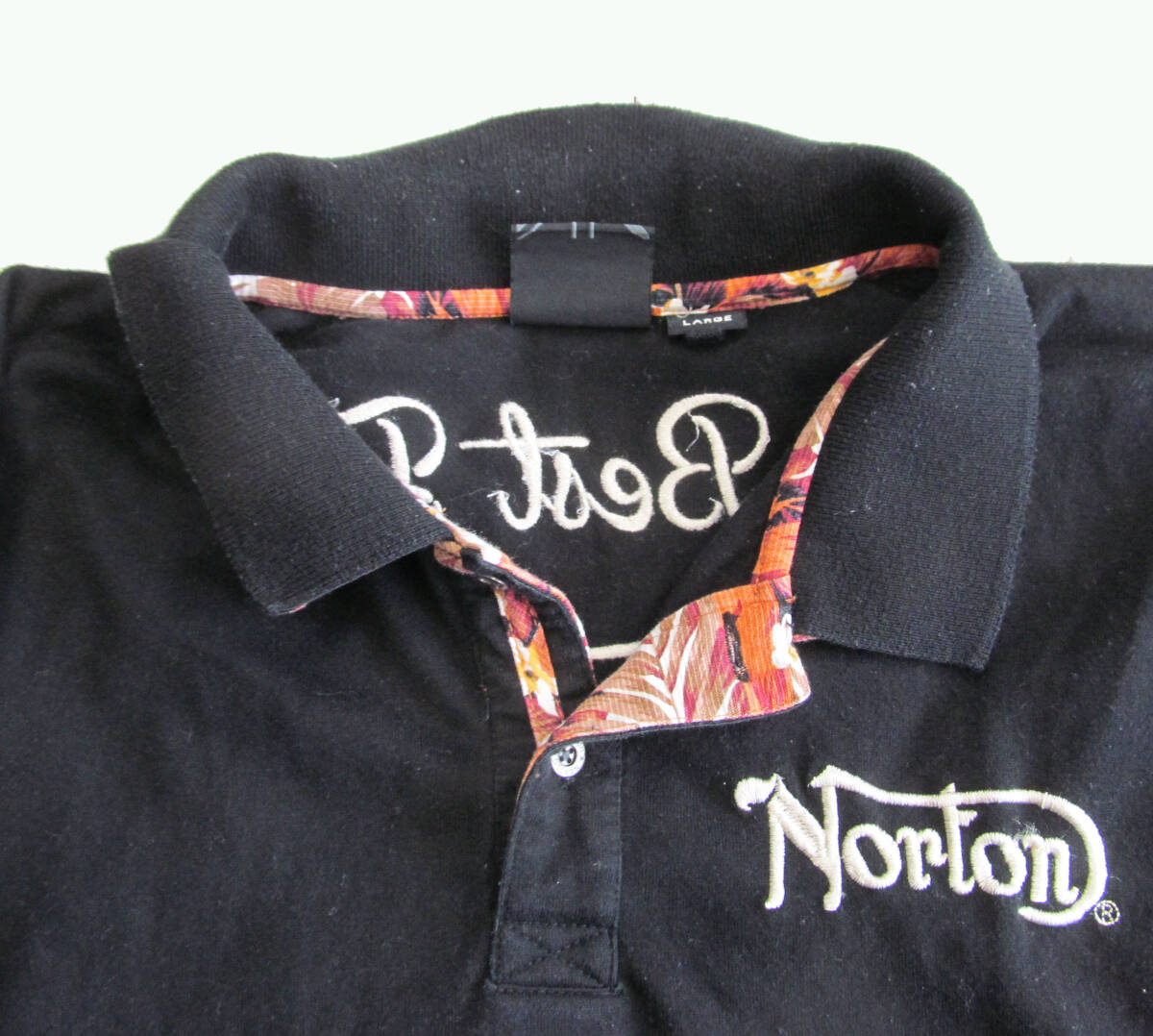 Norton ノートン 半袖 ポロシャツ L d92の画像3