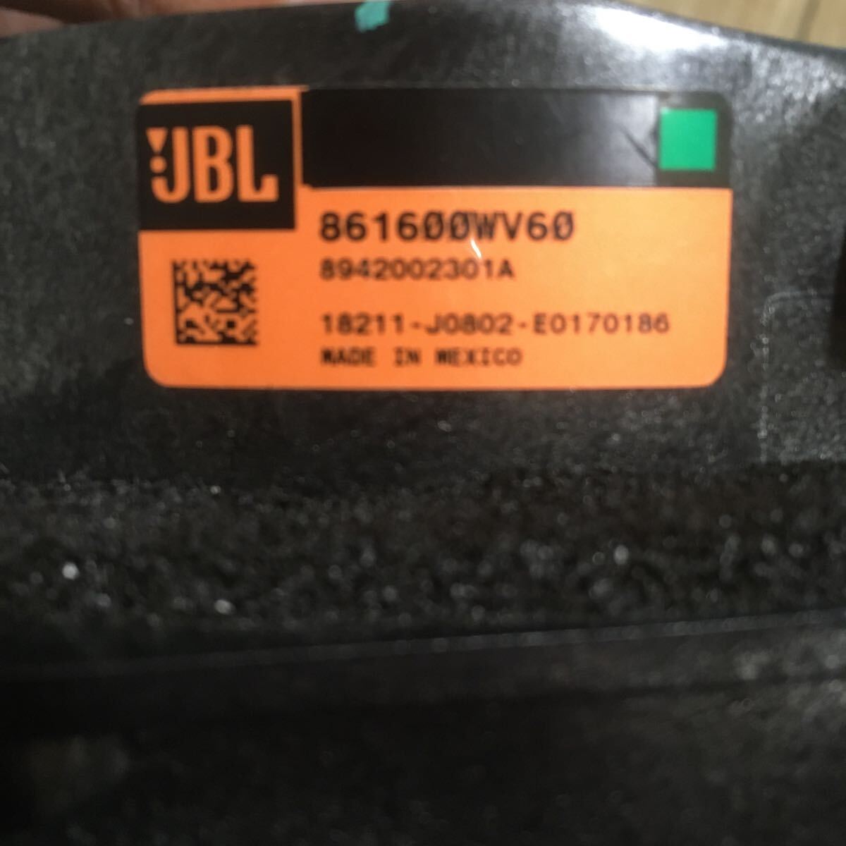 40518UPG1100 JBL speaker 2 piece height sound quality 861600WV60 2142001101A diameter 16cm operation verification ending used 