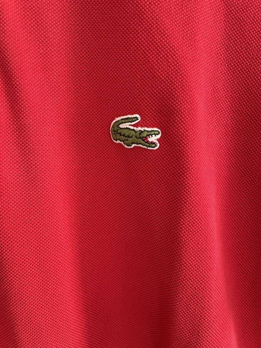 ラコステ ポロシャツ 70s フランス製 ５ LACOSTE ユーロ ヴィンテージの画像4