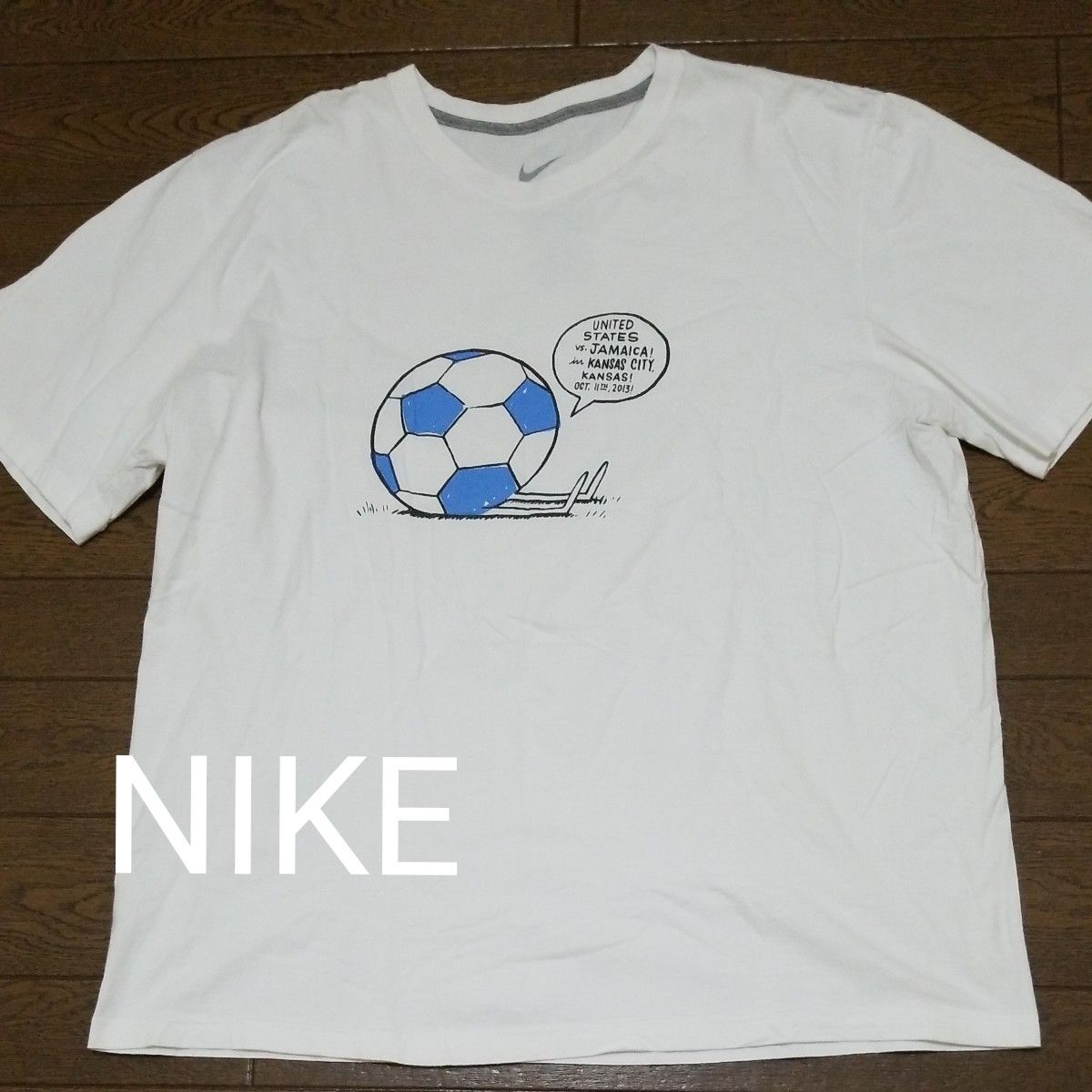 きよし様専用 ２枚分 N-2441とNIKE両面プリントTシャツ　サッカーボール　白系　XXL N-2448