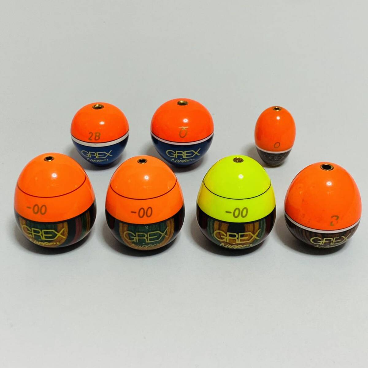 人気満点 NAMIDA SUPER 7個セット 円錐ウキ グレックス 【中古品】GREX+ -00 etc. -0 2B 河童 KAPPA B CURRENT 円錐、どんぐりウキ