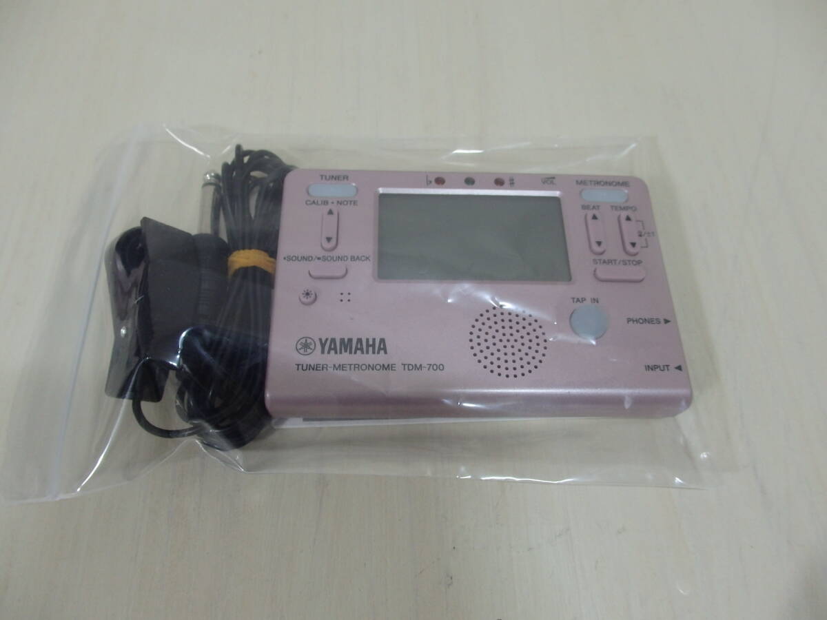 ** YAMAHA Yamaha TDM-700 TUNER-METRONOME pink tuner metronome operation verification goods!**
