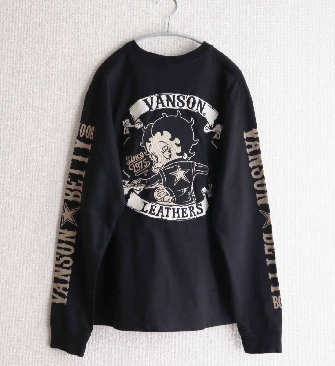 VANSON × Betty Boop　コラボ ロンＴ 長袖Ｔシャツ　サイズL_画像5