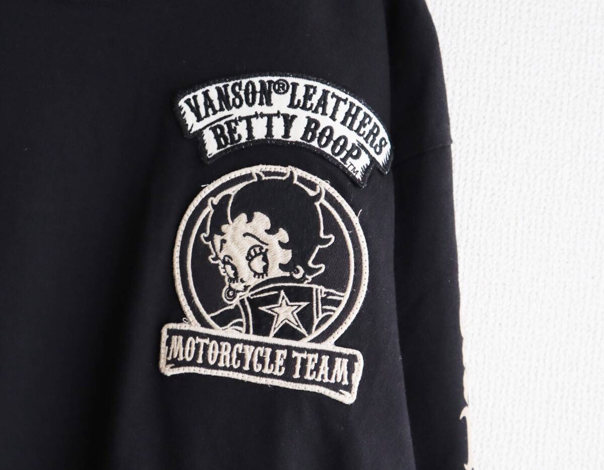 VANSON × Betty Boop　コラボ ロンＴ 長袖Ｔシャツ　サイズL_画像2