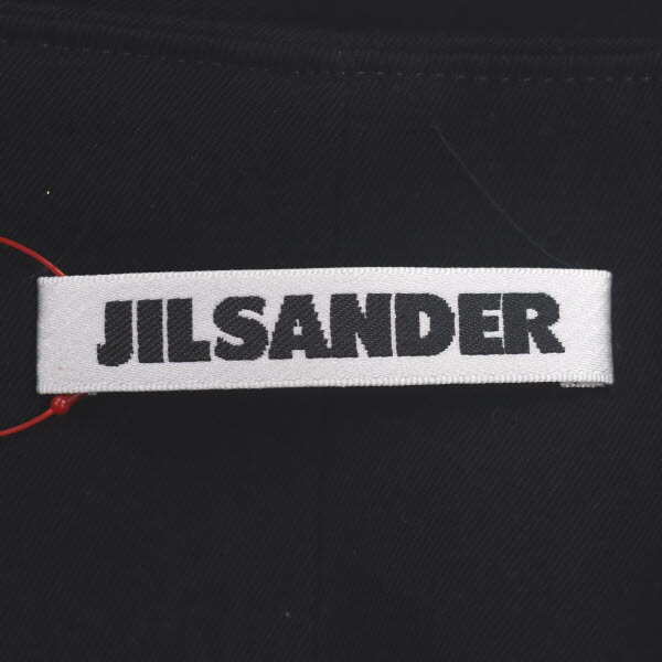 JIL SANDER/ジルサンダー レディース ミモレ ミディ丈 Aライン スカート ストレッチ 無地 3M相当 6 ネイビー [大感謝祭]★41HF90_画像7