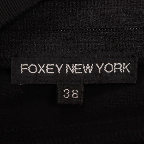 FOXEY NEW YORK/フォクシーニューヨーク レディース ミモレ ミディ丈 フレアスカート 無地 シンプル 38 黒 [NEW]★41JA96_画像6