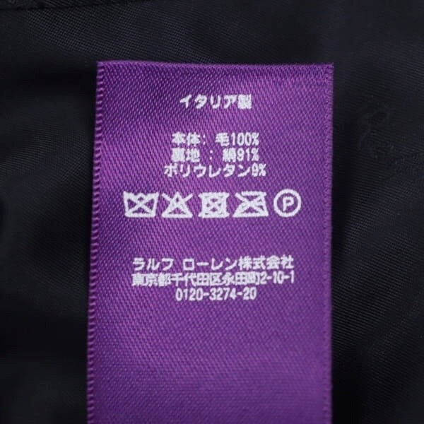 【美品】RALPH LAUREN PURPLE LABEL/ラルフローレン パープルレーベルコレクション ジャケット ウール S/P [NEW]★41KB75_画像6