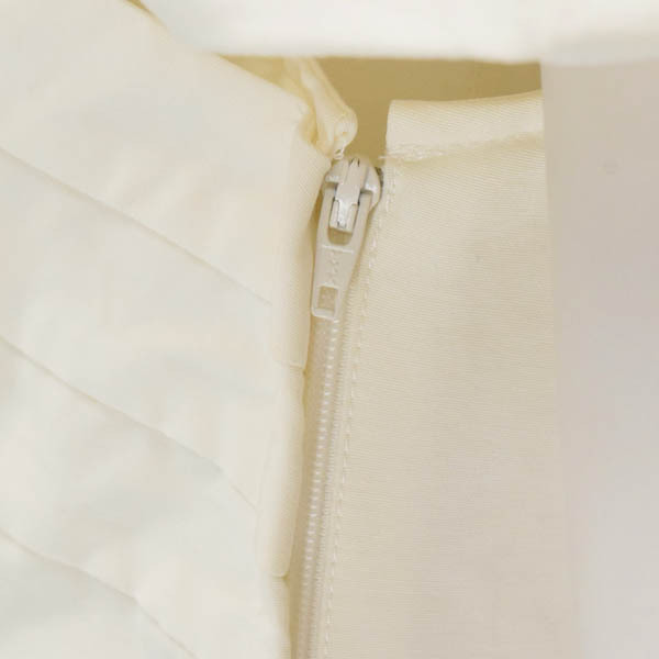 [ прекрасный товар ]Chesty/ Chesty короткий рукав блуза tops off плечо хлопок . передний Cross 1 "теплый" белый [NEW]*61EF80