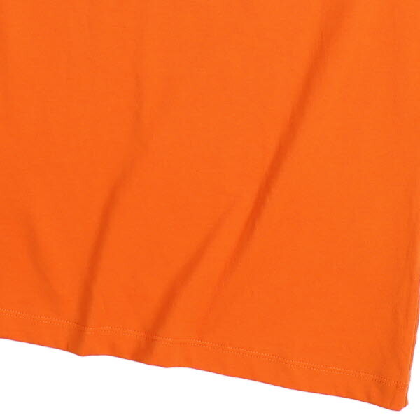 【美品】agnes b/アニエスベー レディース 半袖 Tシャツ トップス 綿100％ コットン カットソー 2 オレンジ 白 [NEW]★51FI89_画像3
