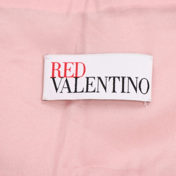RED VALENTINO/レッドヴァレンティノ レディース フレア ミニ スカート ギャザー コットン 綿 38 M相当 ピンク [NEW]★51GF14_画像6