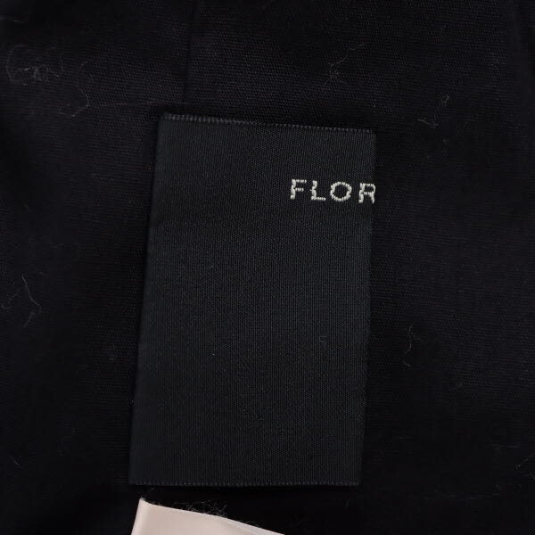 FLORENT/フローレント コート ロングジャケット ツイード ライダース風 八分袖 ジップアップ M相当 グレー系 黒[NEW]★51LA99_画像8