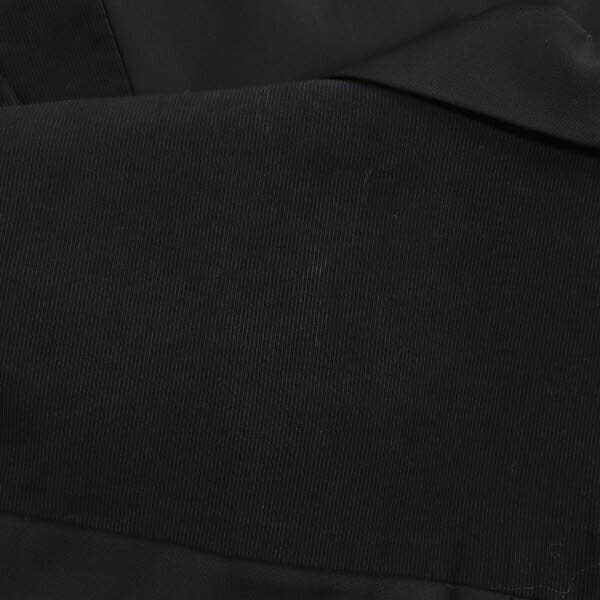 KARL LAGERFELD/カールラガーフェルド メンズ テーラードジャケット 長袖 ウール混 異素材使い 48 M相当 黒 [NEW]★61BA88_画像9