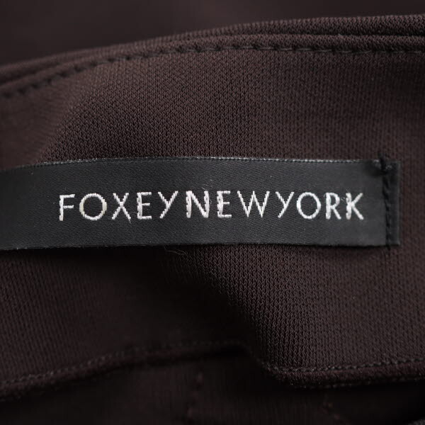 【美品】FOXEY NEW YORK/フォクシーニューヨーク 25924 カーディガン トップス 七分袖 リボン ジップアップ 38 [NEW]★61DL93_画像7