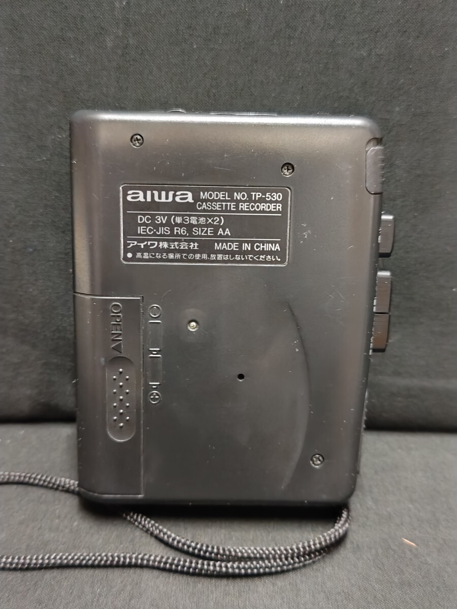 aiwaアイワ　カセットレコーダー　TP-530 （動作品）_画像4