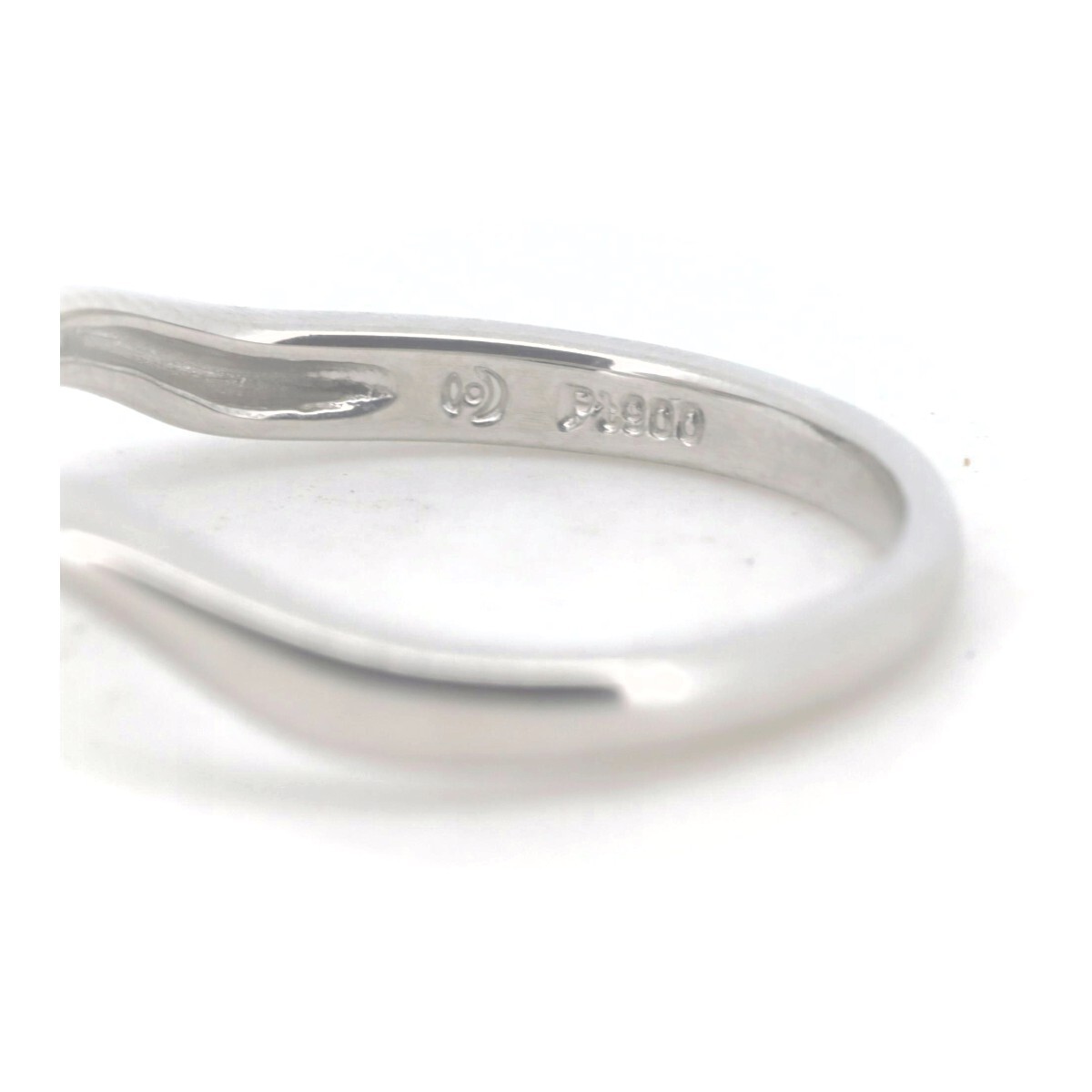 タサキ パール ダイヤモンド リング 指輪 5.9ミリ 0.03CT 11.5号 PT900(プラチナ) 質屋出品_画像3