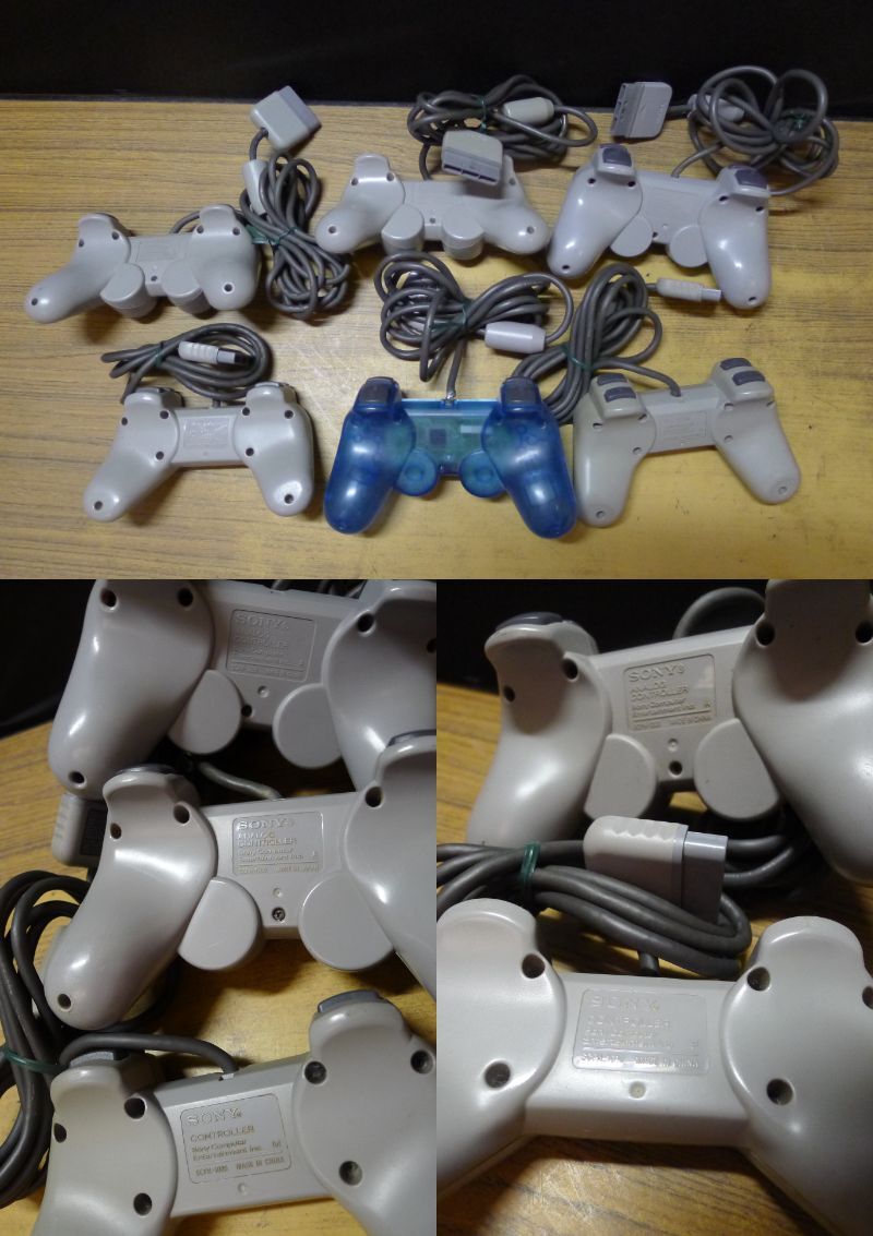 EE2029 HORI,SONY PlayStation controller 16 point together PS PlayStation operation not yet verification present condition goods Junk /140