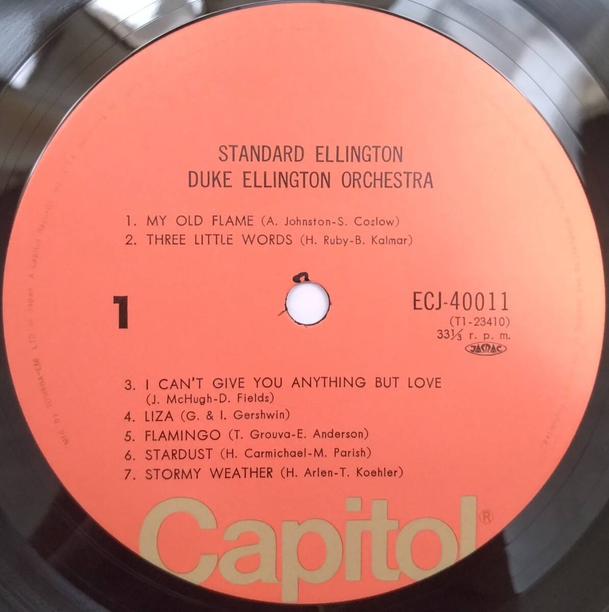 ☆LP Duke Ellington and His Orchestra / Standard Ellington 日本盤 ECJ-40011 ☆_画像3