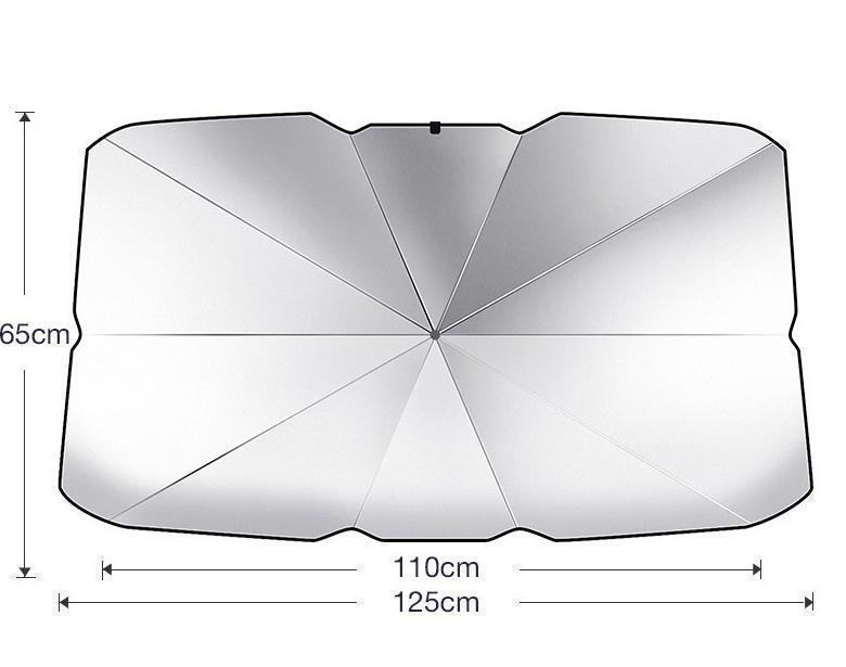 サンシェード　車用　折り畳み　傘　最新　日除け　車中泊　プライバシー保護　S_画像8