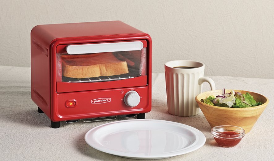 * Mini oven toaster red compact 1 sheets . type toaster new goods 