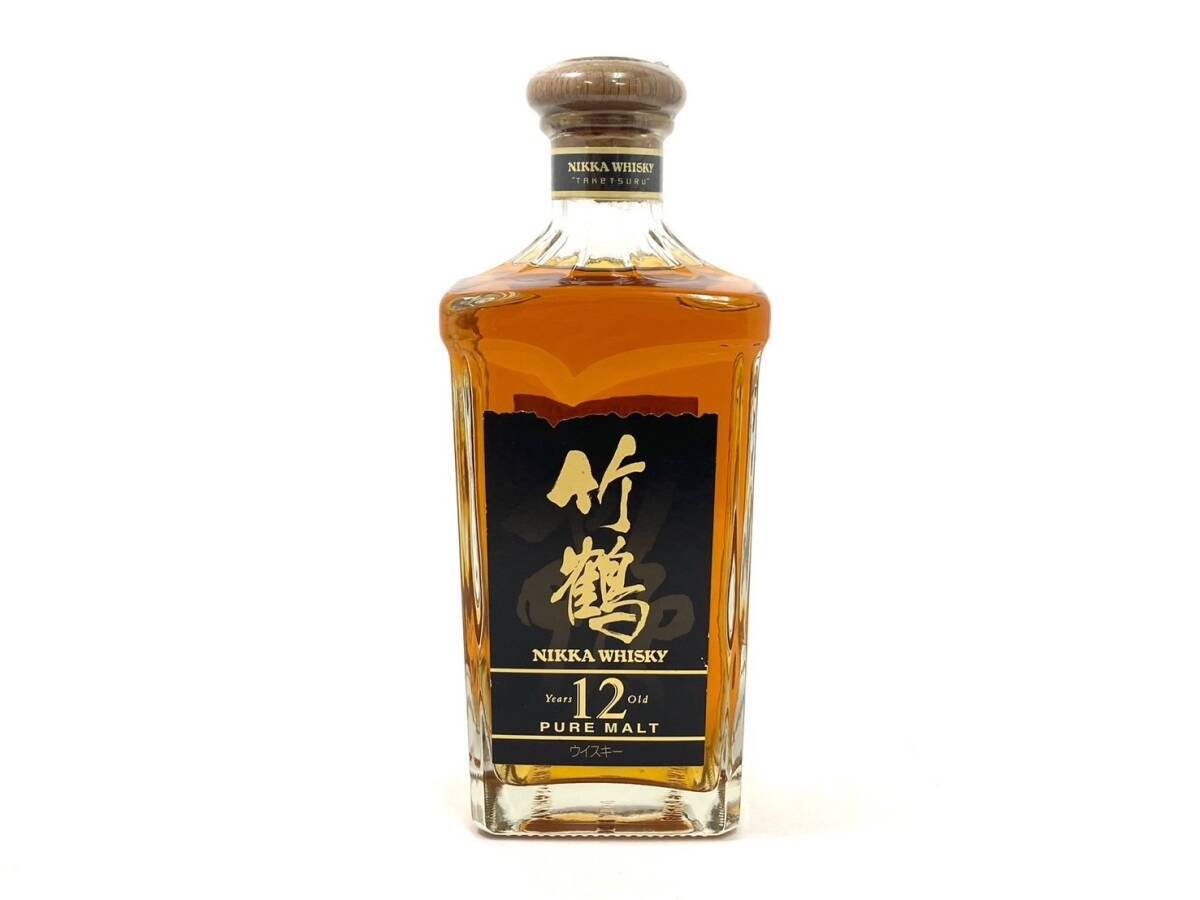 【未開栓】NIKKA/ニッカ 竹鶴 12年 角瓶 ピュアモルト 660ml 40％ WHISKY/ウイスキー お酒 古酒 TAKETSURU PURE MALT (48066TT1)_画像1