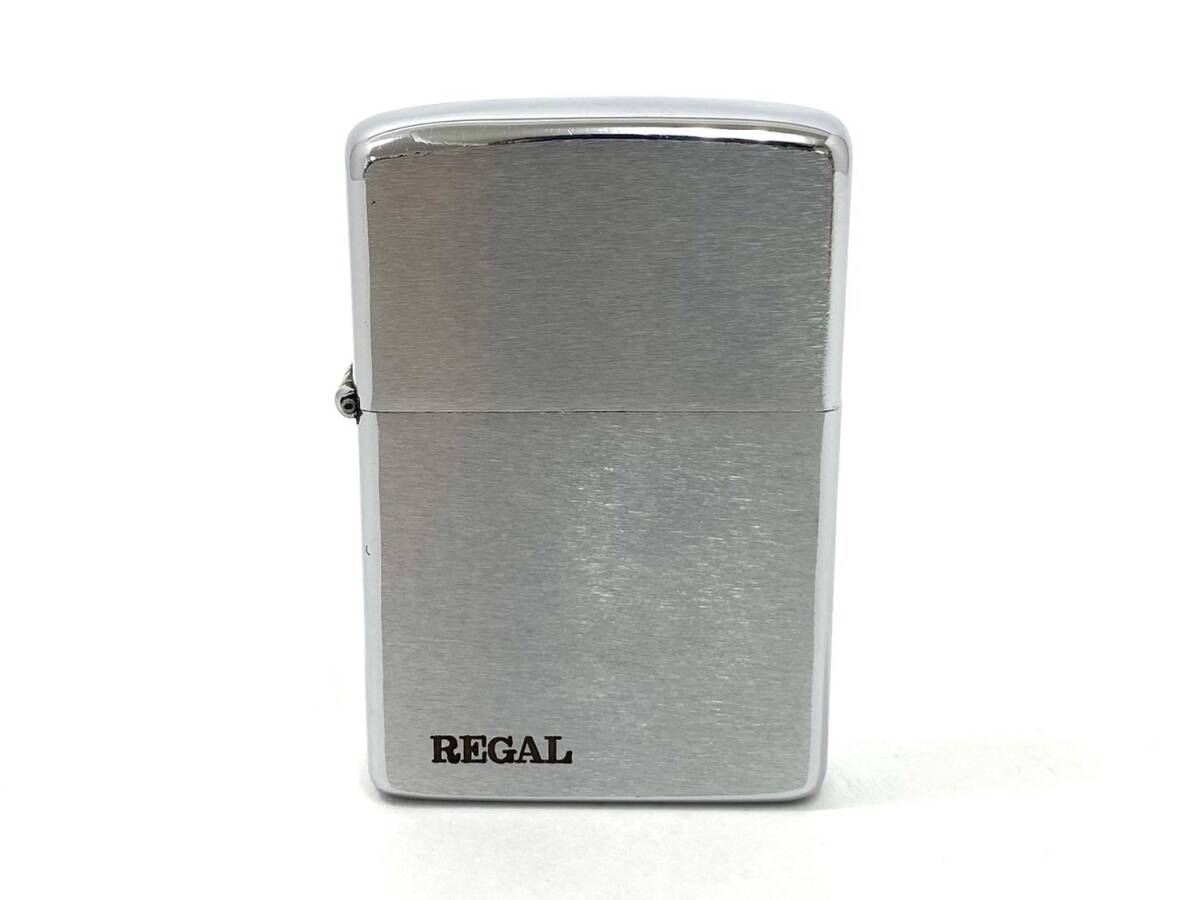 ZIPPO/ Zippo -REGAL/ Reagal Logo oil lighter silver color smoking . cigarettes (43932TS1)