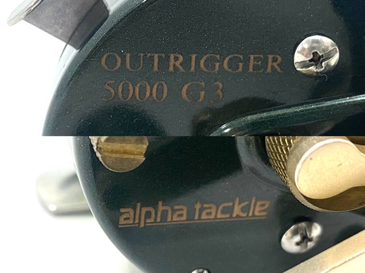 alpha tackle/アルファタックル アウトリガー 5000 G3 ベイトリール 釣り具 フィッシング用品 OUTRIGGER (43929TS4)_画像4