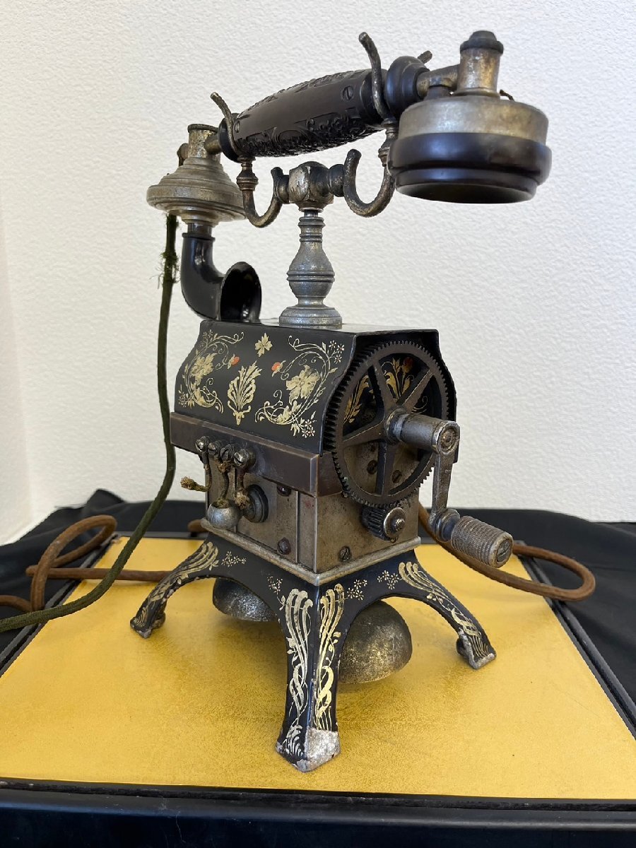 s Derbi ru magnet type . number desk telephone machine OKI ELECTRIC WORKS Oki Electric antique telephone machine 