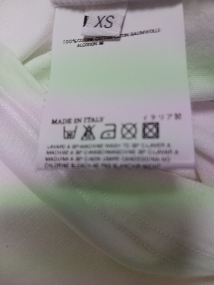 DSQUARED 2　半袖T シャツ　オフホワイト　サイズ表記XS　綿100% イタリア製_画像5