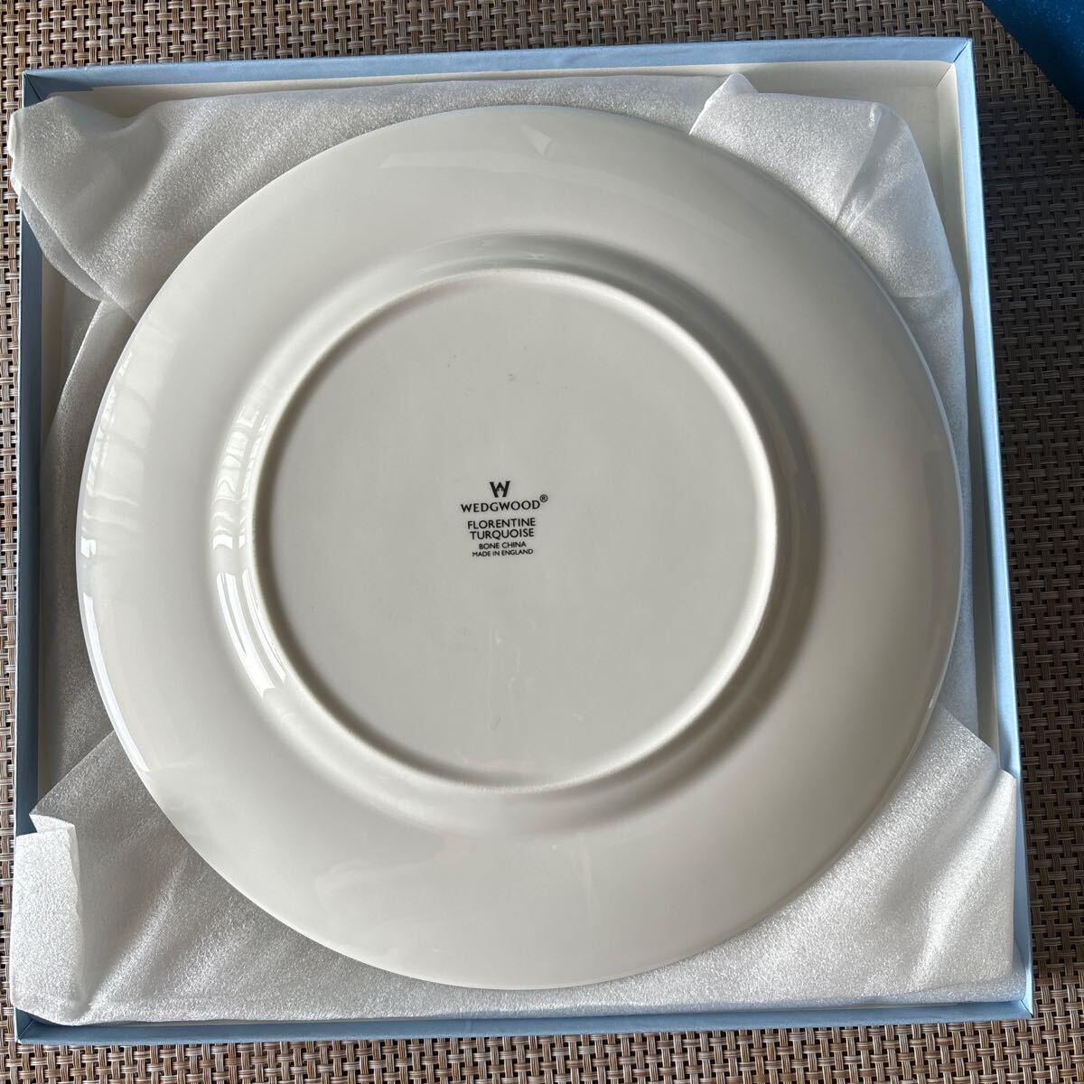 ウェッジウッド フロレンティーン ターコイズ WEDGWOOD FLORENTINE 洋食器 食器 プレート 大皿 27cm_画像3
