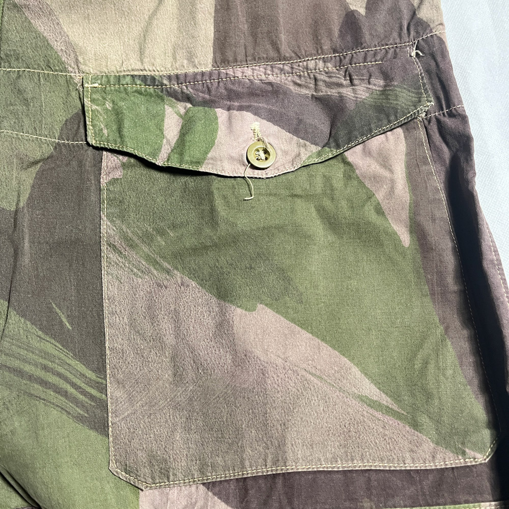  special! 40\'s England army SAS brush do duck over pants BRUSHED CAMO BRITISH ARMY yellowtail tissue Army empty . squad rare put on 