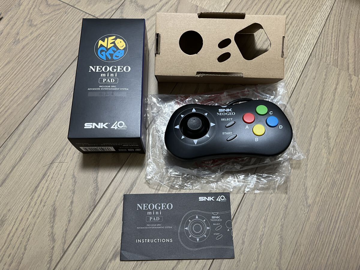 SNK NEOGEO mini PAD ネオジオミニ パッド(黒色) ブラック コントローラ_画像1