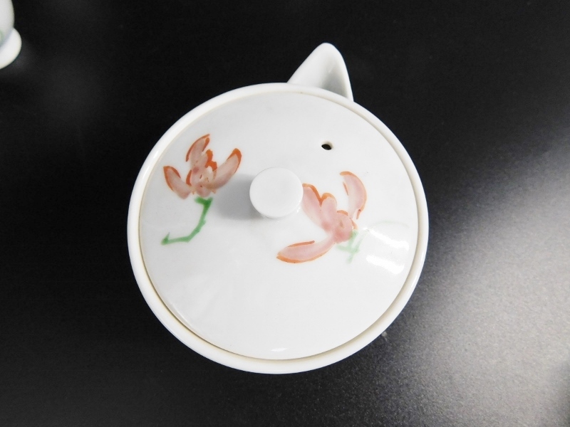  Kyoyaki flat дешево 7 .. чайная посуда . бутылка горячая вода холодный .. чай кубок .. цветная роспись . цветок документ . чайная посуда чайная посуда искусный мастер эксперт название товар осмотр ) бамбук Izumi шесть .. дорога .